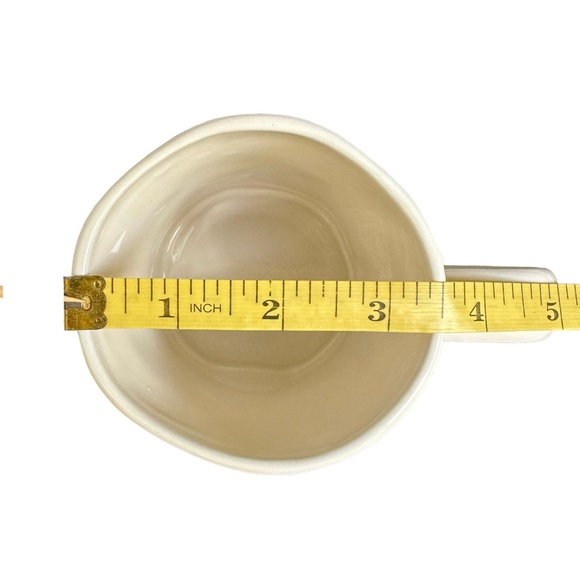 Rae Dunn DREAM Mug Coffee Tea White Black Large Long Letters Dimples NWT 2017 OG - Picture 12 of 13